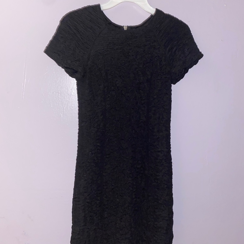 Black mini dress